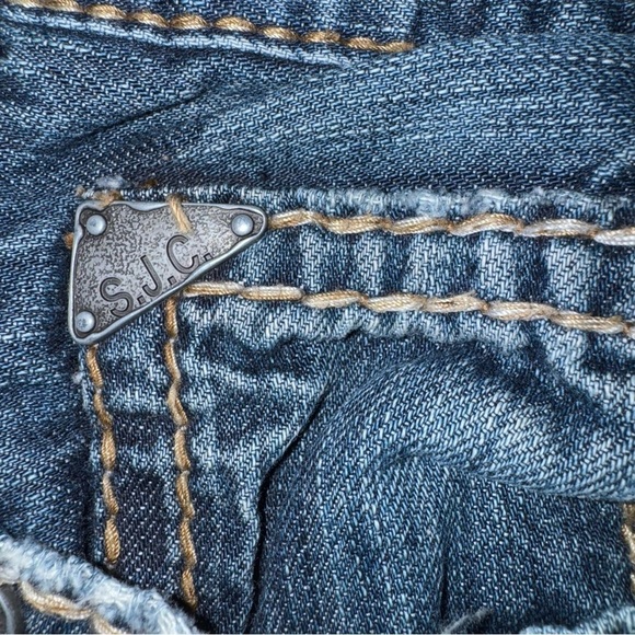 Silver Nash Heritage Men’s 36 x34 Blue Jeans Straight Leg Contrast Stitch Denim - Picture 7 of 7